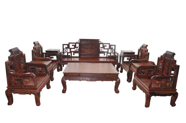 红酸枝沙发七件套(久仰)