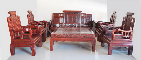 卷书沙发十件套（木缘）
