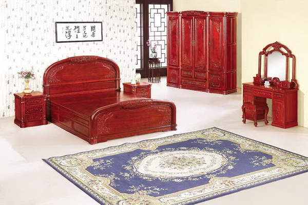 1.8米洋花大床（文轩家具）