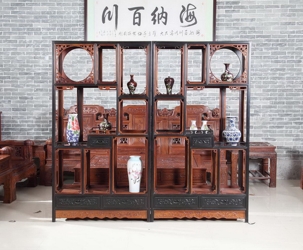 博古架一对（状元居）