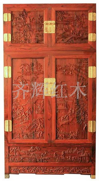 qh-029 酸枝顶箱柜（齐辉）