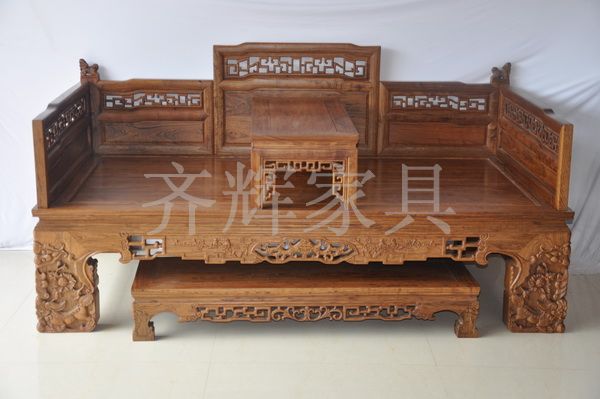 qh-036 檀香罗汉床(齐辉)