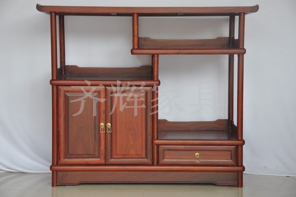 qh-043 小叶红檀茶水柜(齐辉)