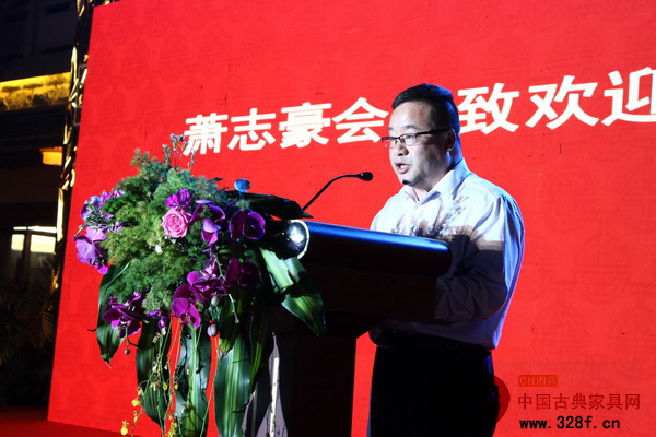大涌工商联（商会）主席萧志豪先生代表商会全体同仁致辞