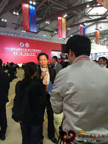 远扬商贸有限公司执行董事林赞良接受采访