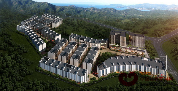 中山市远扬红木家具批发市场鸟瞰图