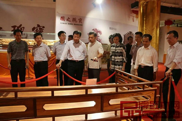 广东省委常委、统战部部长林雄，海峡两岸关系协会副会长叶克冬一行调研考察红博城