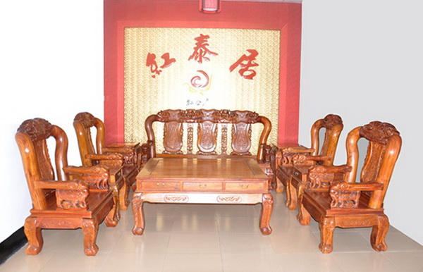客厅沙发十件套（红泰居）
