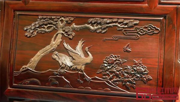 沁园居《松鹤延年沙发》细节图 沁园居《松鹤延年沙发》细节图