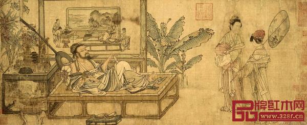 《消夏图》 《消夏图》