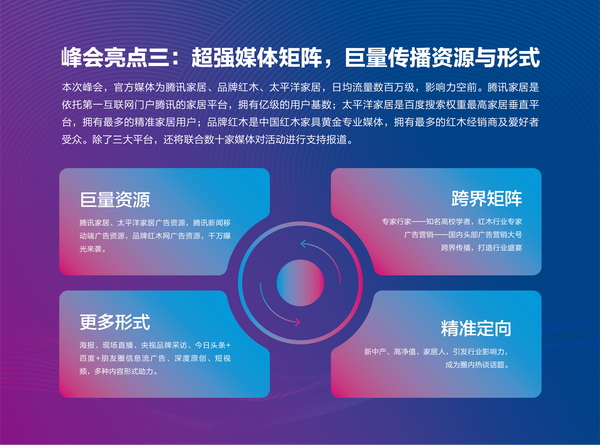 红木品牌峰会走南闯北，通过一次次的精彩让世界看见红木家具的文化艺术之美，看见红木品牌的匠心力量