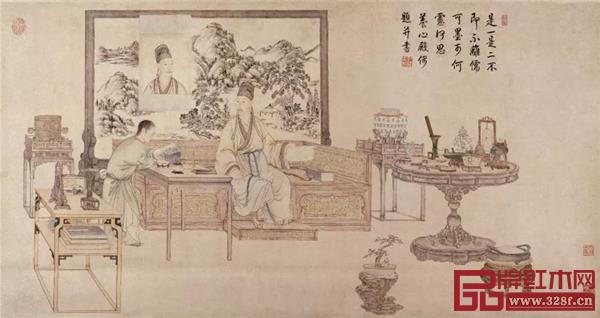 清乾隆《是一是二图》 清乾隆《是一是二图》